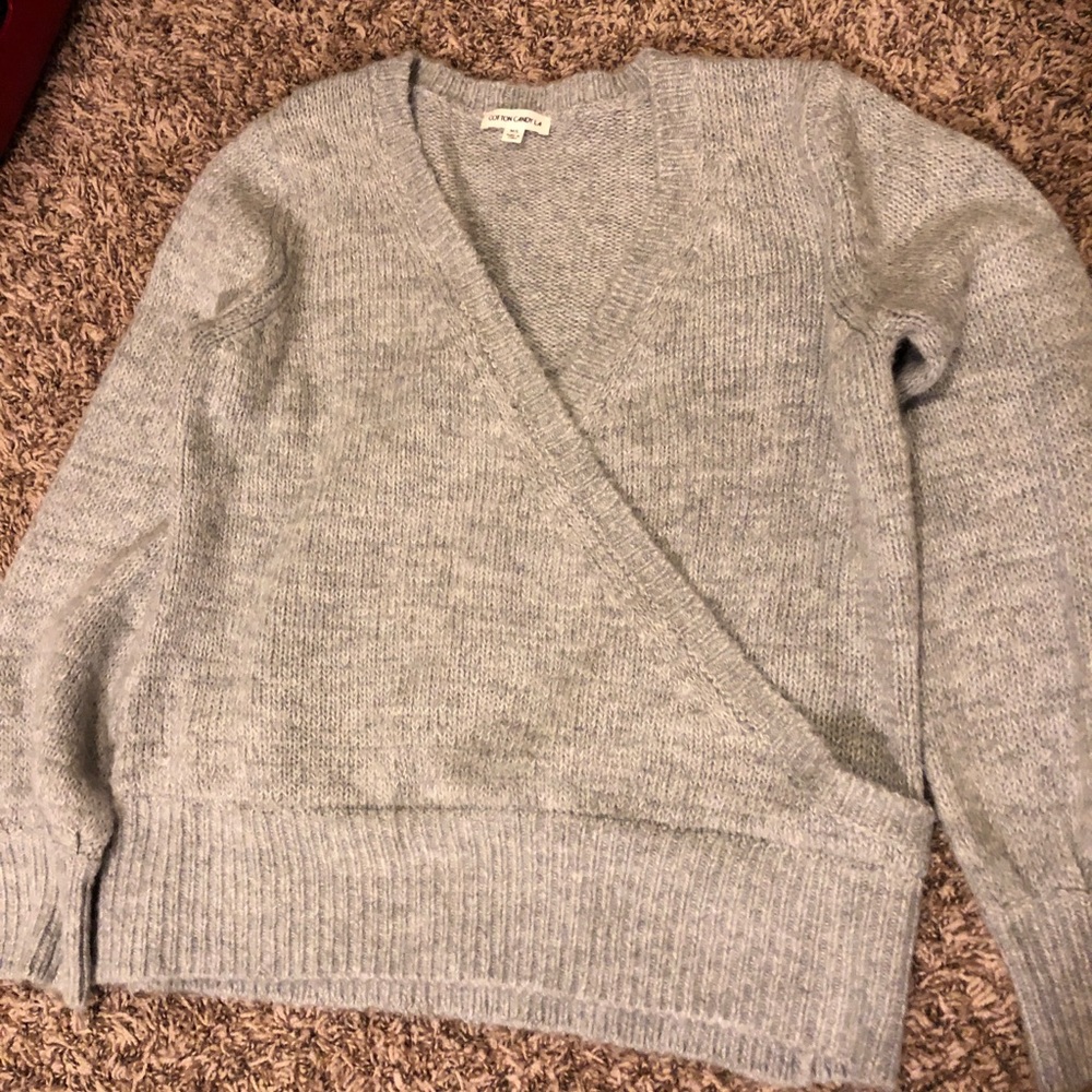 Vici wrap sweater